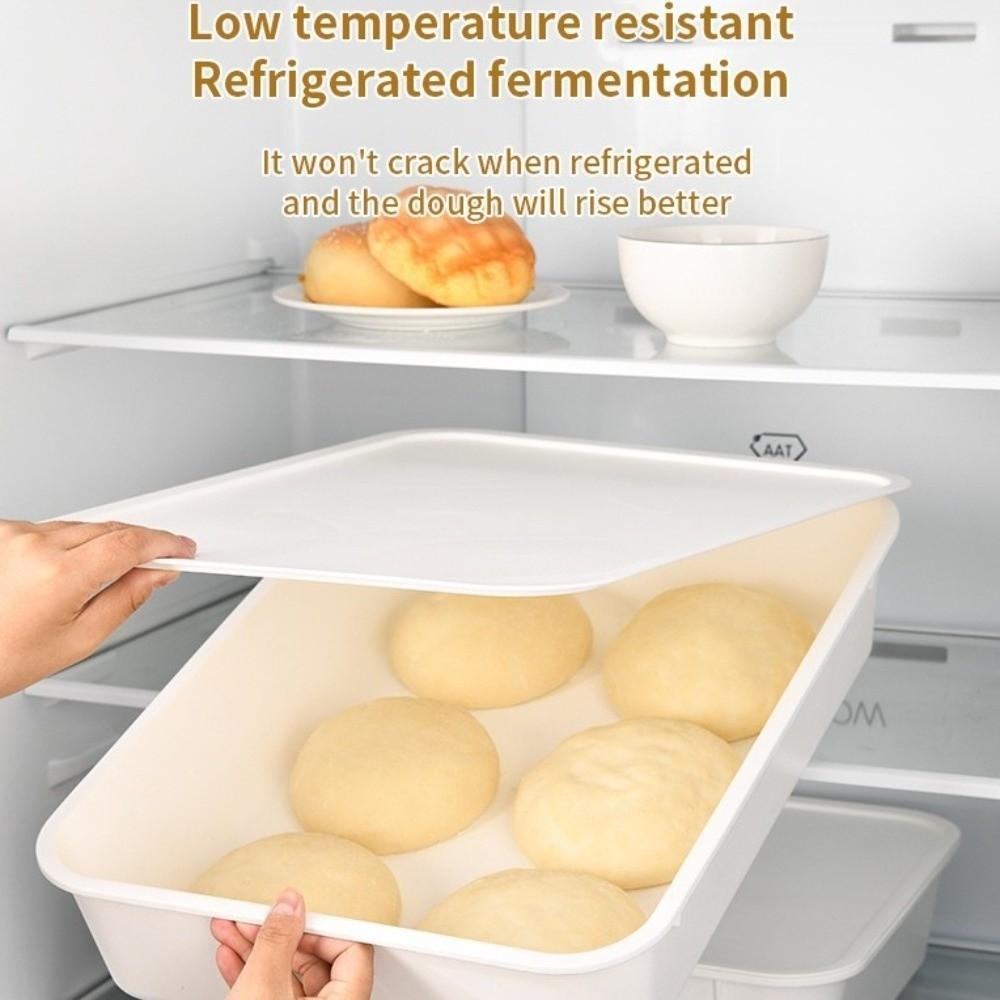 1/2 Pieces with Cover Proofing Container Air Tight Dough Containers Dough Proofing Box Bread Making