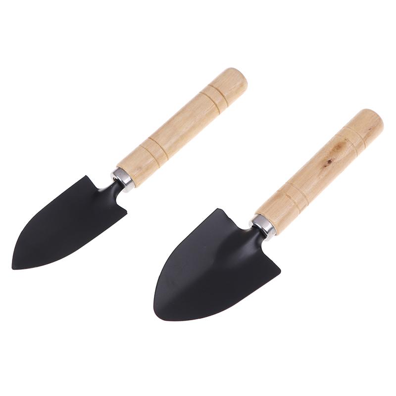 3 Adet/takım Mini Bahçe Alet Setleri Kürek Tırmık Kürek Bonsai Alet Seti Ahşap Saplı