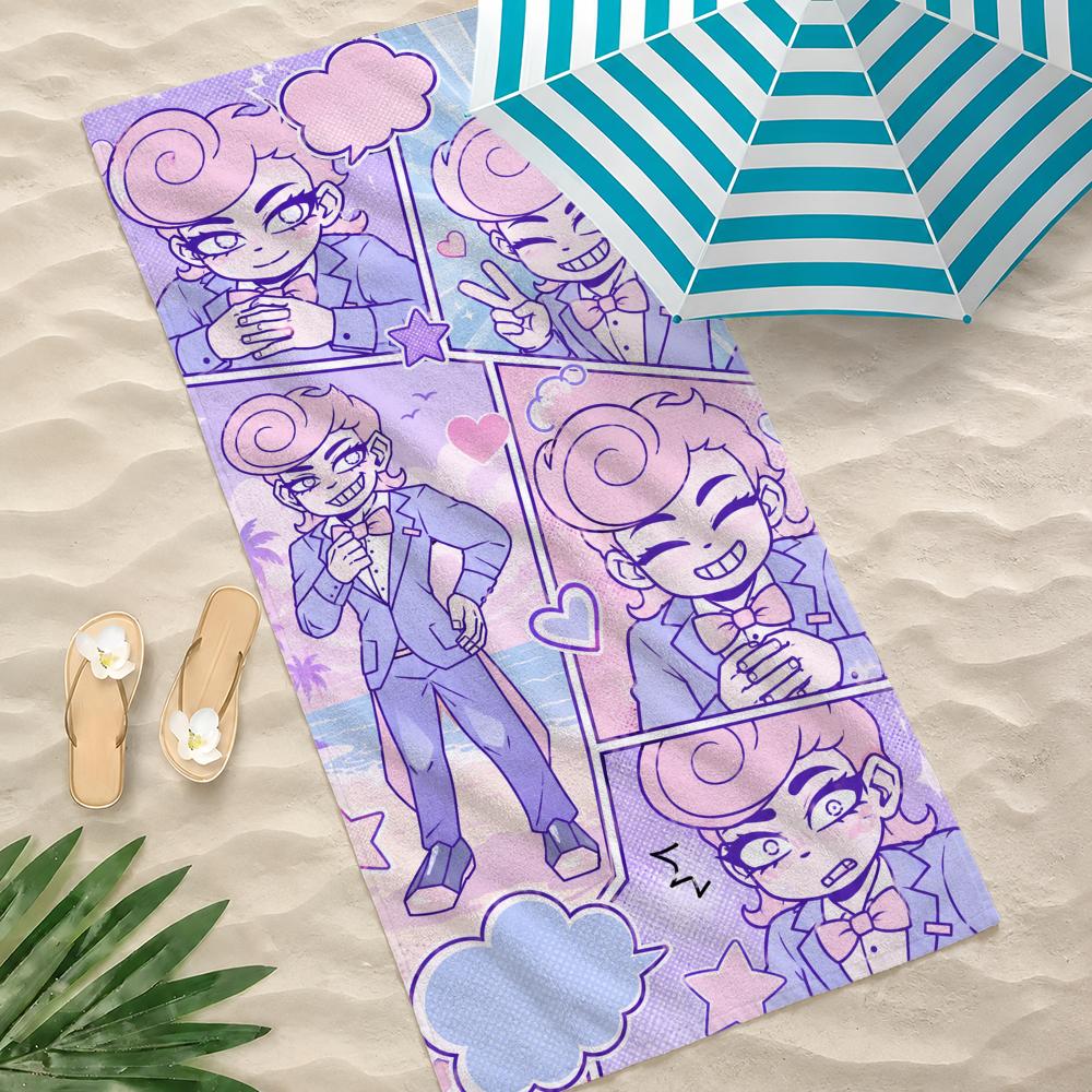 Game Blood Money Towel Microfiber Beach Towel Quick Dry Absorbent Soft for Swimming Yoga Resort Travel Camping