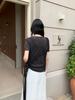 MMC Women's Spring-Summer 2026 Wool Korean Style Short Sleeve T-shirt & Inner Vest Set