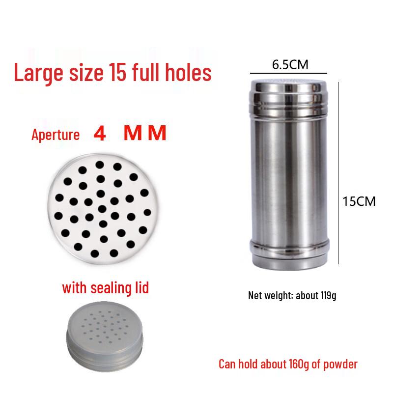 LIEI Stainless Steel Spice Shakers Set