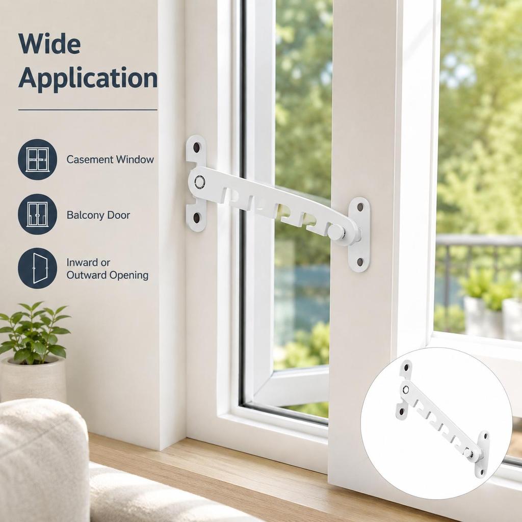 Window Buckle Limiter Door And Window Windproof Support Fixture