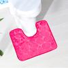 Toilet Door Mat Carpet Mat Toilet Floor Mat U-shaped Floor Mat Water Resist Mat Toilet Bathroom Moisture-wicking Non-slip Mat