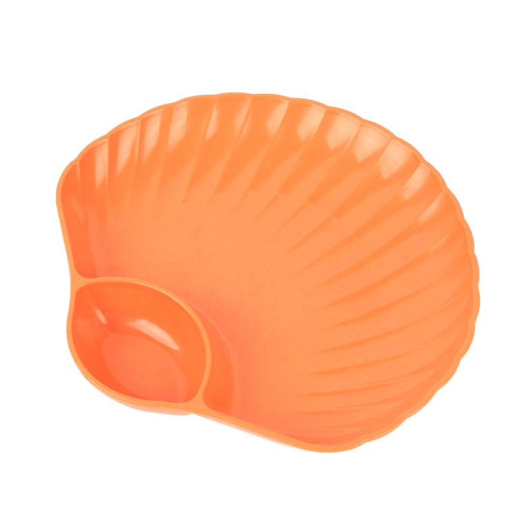Creative Shell-Shaped Living Room Fruit and Pastry Dip Dish