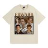 Edward Cullen Vintage Funny Graphic T-shirt Men Women Classic Fashion Hip Hop Short Sleeve T Shirts Casual Loose Cotton T-shirts