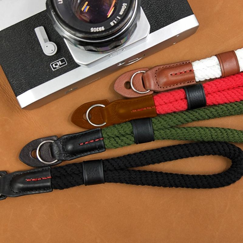 Camera Wrist Strap for DSLR Mirrorless Camera Quick Release Camera Hand Strap with Safer Connector Handmade Nylon Rope