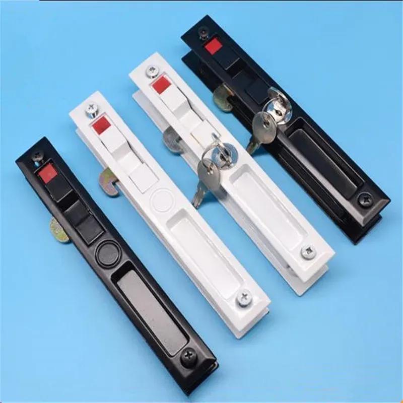 Glass Sliding Door Locks Aluminum Alloy Invisible Lock Patio Kitchen Living Room Bathroom Double Hook Lock Furniture Hardware