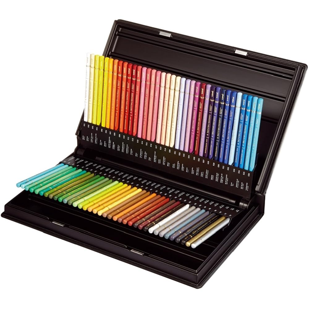 Mitsubishi Pencils UC72C Unicolor Colored Pencils 72 Color Set