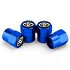 4Pcs Car Wheel Tire Valve Stem Caps For Toyota chr Corolla Camry rav4 Yaris hilux prius avensis auris Prado fortuner Accessories