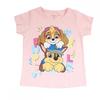 Ensemble tee shirt et short Pat patrouille fille rose clair - - Rose