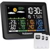 Station Météo - Kalawen - 3 Capteurs Extérieurs - Réveil Numérique DCF - Baromètre Intégré