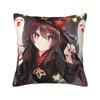 Custom Modern Anime Genshin Impact Cushion Cover Polyester Manga Kawaii Throw Pillow Case Home Decorative