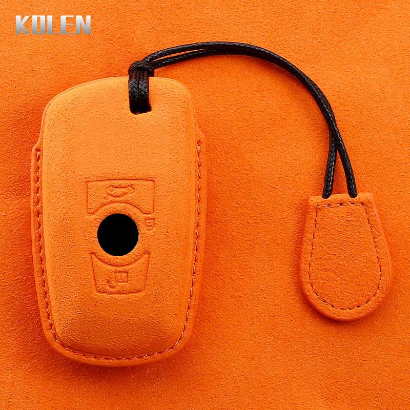 Leather Car Remote Key Case Cover Shell Fob For Bmw F20 F30 G20 F31 F34 F10 G30 F11 X3 F25 X4 I3 M3 M4 1 3 5 Series Accessories