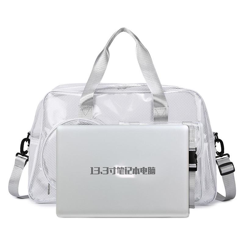 Cross Border Trend Travel Backpack With Waterproof Pvc Mesh For Beach And Casual Trips