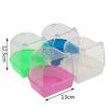 Plastic Bird Bath Bird Shower Parrot Bath Hanging Bird Cage Mirror Basin Bird Water Bath Pet Bird Bowl Pet Bird Bath Supplies