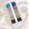 12 Grids Nail Art Sequins Kit Polka Dots DIY Nail Embellishments  Manicure Accessories