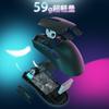 MAMBASNAKE X ATTACK SHARK X11 Gaming RGB Magnetic Charging Dual Bluetooth DPI PAW3311 HUANO Broadcom Ergonomic Black Ultra-Lightweight Mouse, 60g,