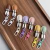 Mini Metal Sewing Scissors With Yarn Crochet Hooks Protective Cover Creative Art Small Scissor Sewing Supplies Diy Accessories