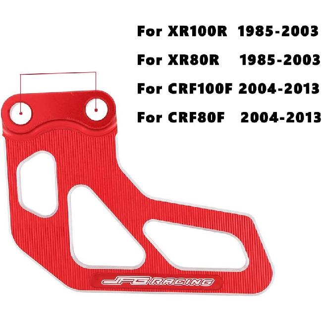 Dirt Bike Chain Guide Aluminum CNC for XR100R 1985-2003 XR80R 1985-2003 CRF100F 2004-2013 CRF80F 2004-2013 Red