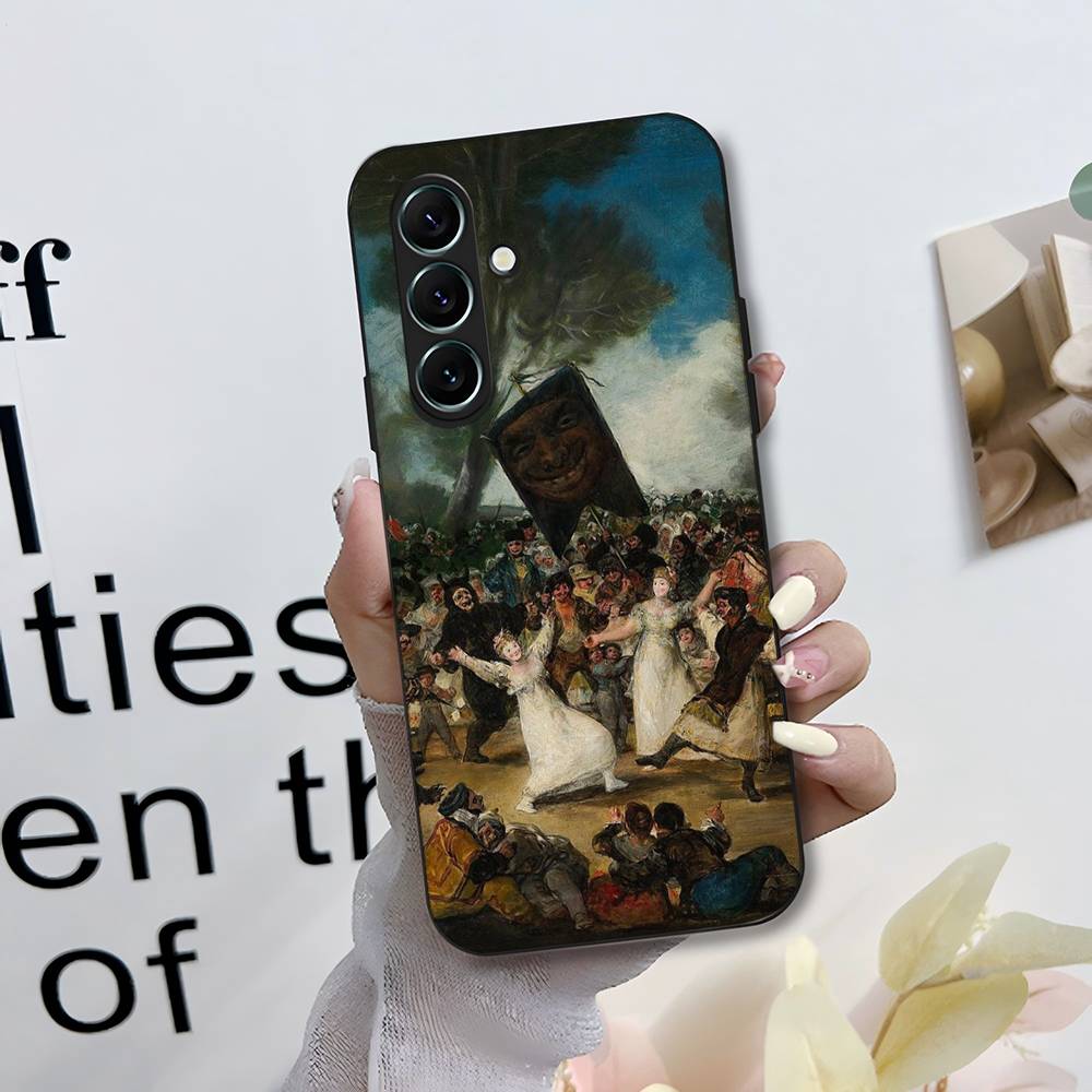 

Spain Francisco Goya Art Phone Case For Samsung S 24 fe 25 Ultra plus 20 lite 21 30 22 23 24 22 Ultra 5G Fundas Samsung S25