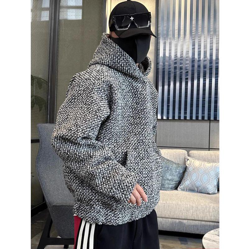 Men s Trendy Korean Style Hooded Sweatshirt - Stylish Casual Top XXL
