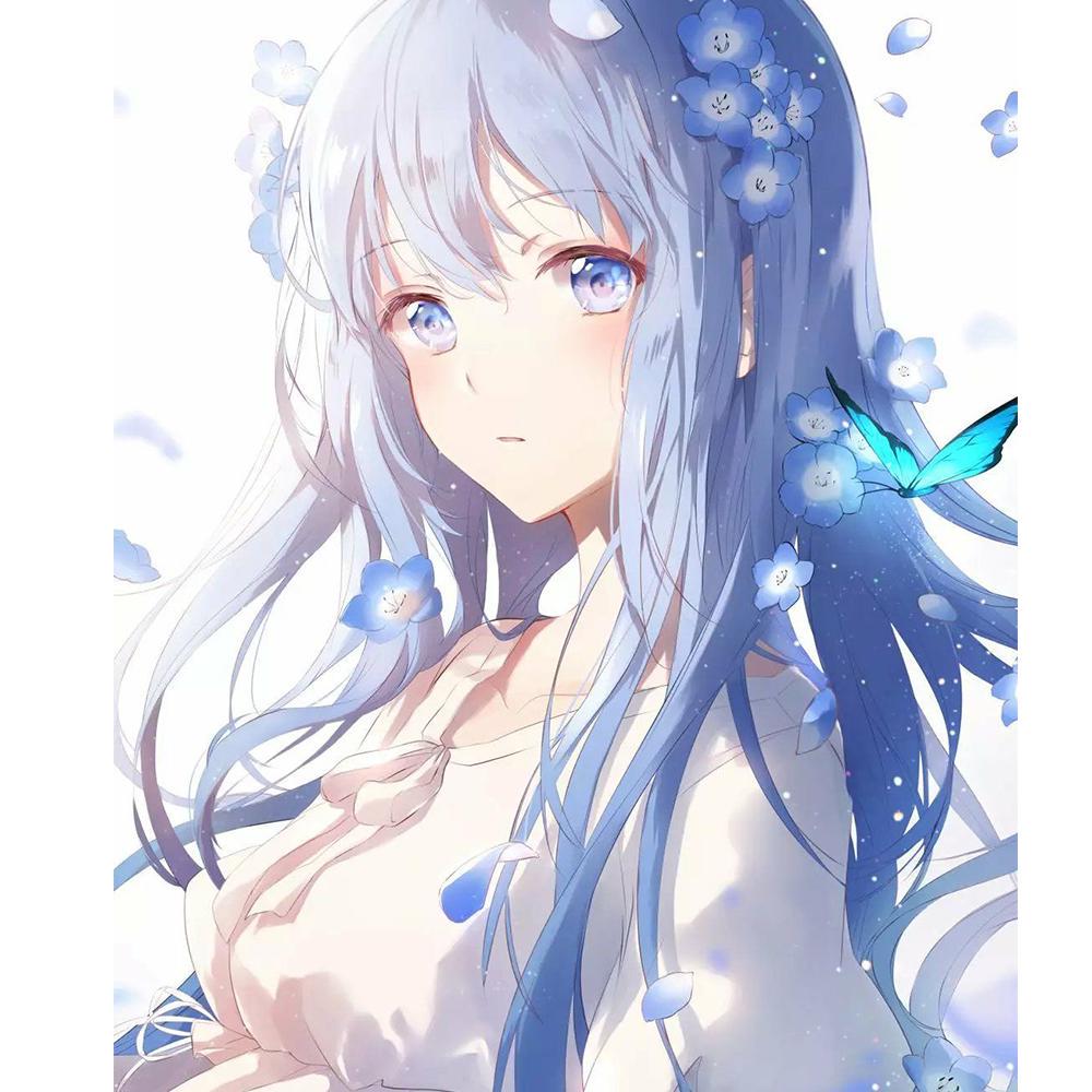 

Dispaint Полный круглый дрель 5D DIY Алмазная картина Аниме Вышивка крестом 3D Домашний декор 40X50CM коричневый