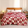 Hundred Blessings Wedding & Engagement Flannel Blanket - Cozy Gift for Office, Air Conditioning, or New Year Celebrations.