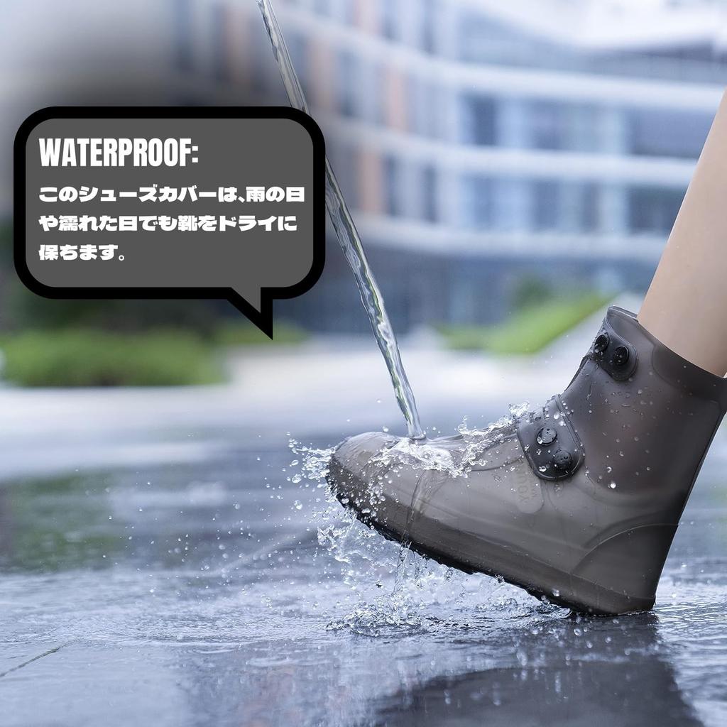 Vodotěsné návleky na boty Zukida do deště pro řeku a vyrobené ze 2 opakovaně použitelných dešťových a ideální pro a deštivé rafting, trekking, cestování, turistiku, další. PVC.