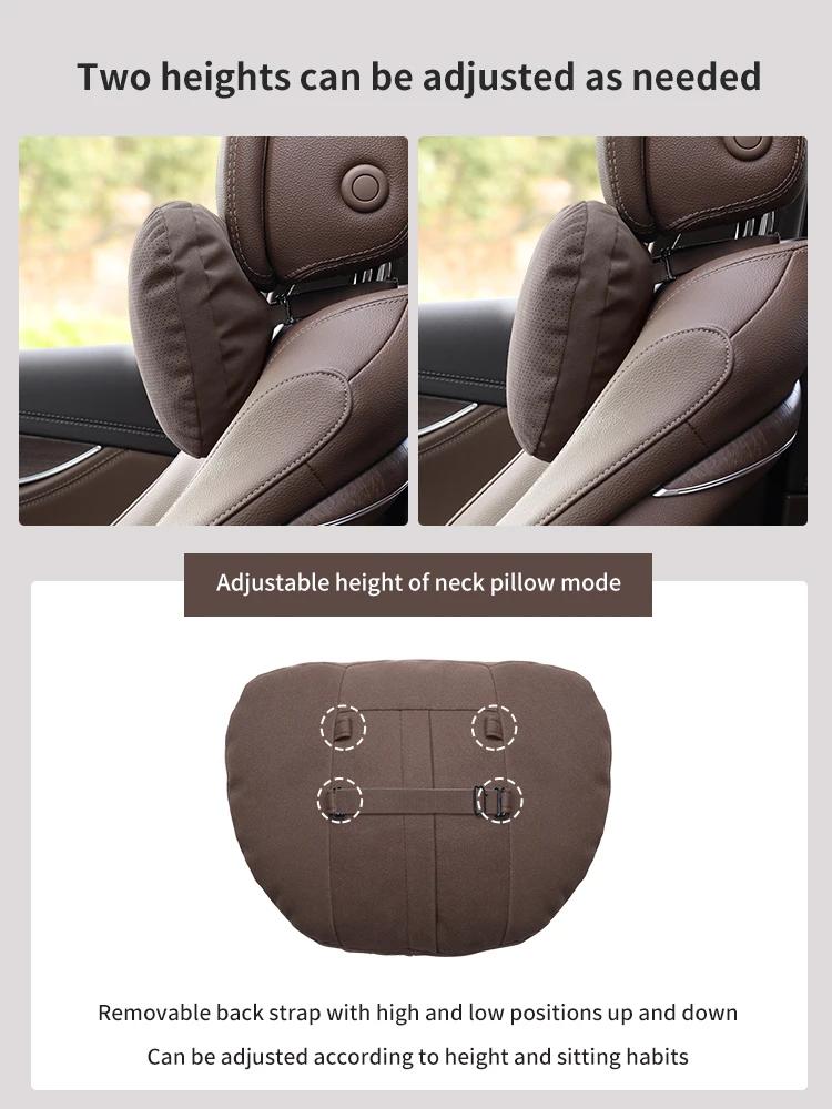 For Infiniti QX30 Q50 Q60 Qx70 QX80 Qx56 Fx35 Ex35 G25 G35 G37 JX35 Car Headrest Neck Support Lumbar Cushion Soft Neck Pillow lm9