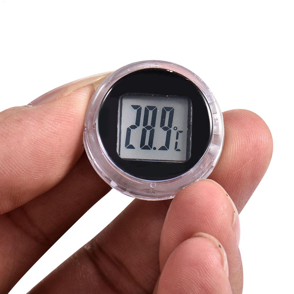 Mini Digital Thermometer Universal Indoor Outdoor Waterproof Temperature Monitor Gauge Home Wall Motorcycle Self-adhesive