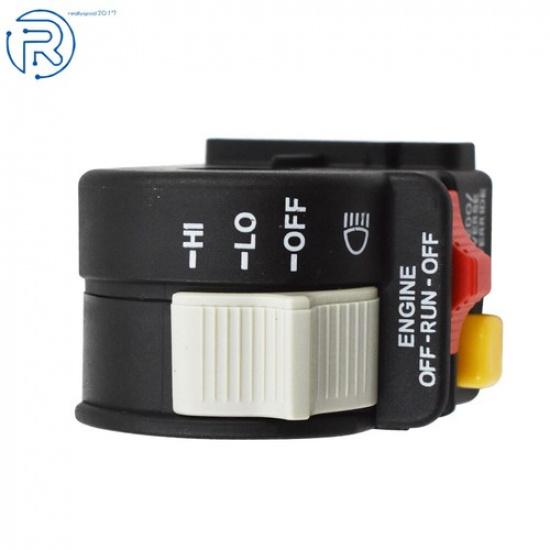 Handlebar Headlight Hi/Lo Beam Light/Kill/Stop Switch For Polaris 4010591