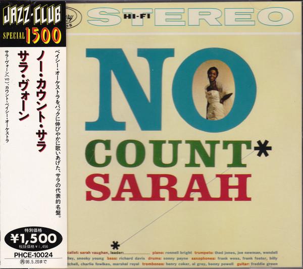 

CD SARAH VAUGHAN - No Count Sarah PHCE10024 Mercury 1994 Japan ObiJazz Used