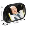 2 In 1 Kids Monitor Baby Rear View Mirror In-Car Baby Observation Mirror Car Rear Seat Child Safety Mirror Easy Installation Interior Mirrors6