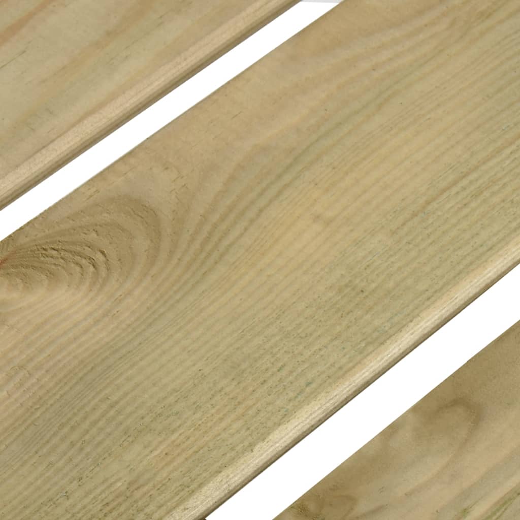 Garden Bench 121 cm Impregnated Pine Wood