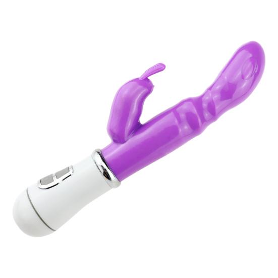 Dual G-Spot Vibrator with Rotating Silicone Massager for Beads Rabbit-Shaped Women Multi-Frequency Vibration Waterproof Quiet Discreet