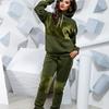 Women's /Winter Colour Sweatshirt Hooded Fashion Long Sleeve Two Piece Set