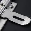 4.8 Inch Hardware Door Lock Stainless Steel Barrel Bolt Latch Padlock Clasp Set Brushed For Locking Door Window Drawer Cupboard