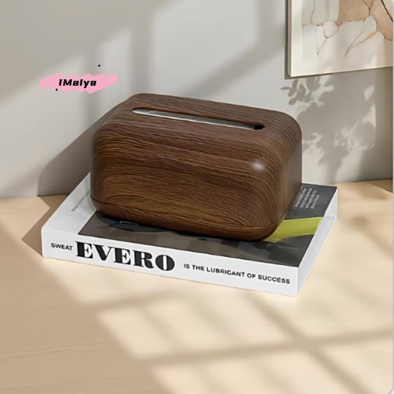 M-Neue chinesische schlichte Walnussfarbe Taschentuchbox Haushalt Massivholz Wohnzimmer Lagerkarton Holz-Taschentuchaufbewahrungsbox
