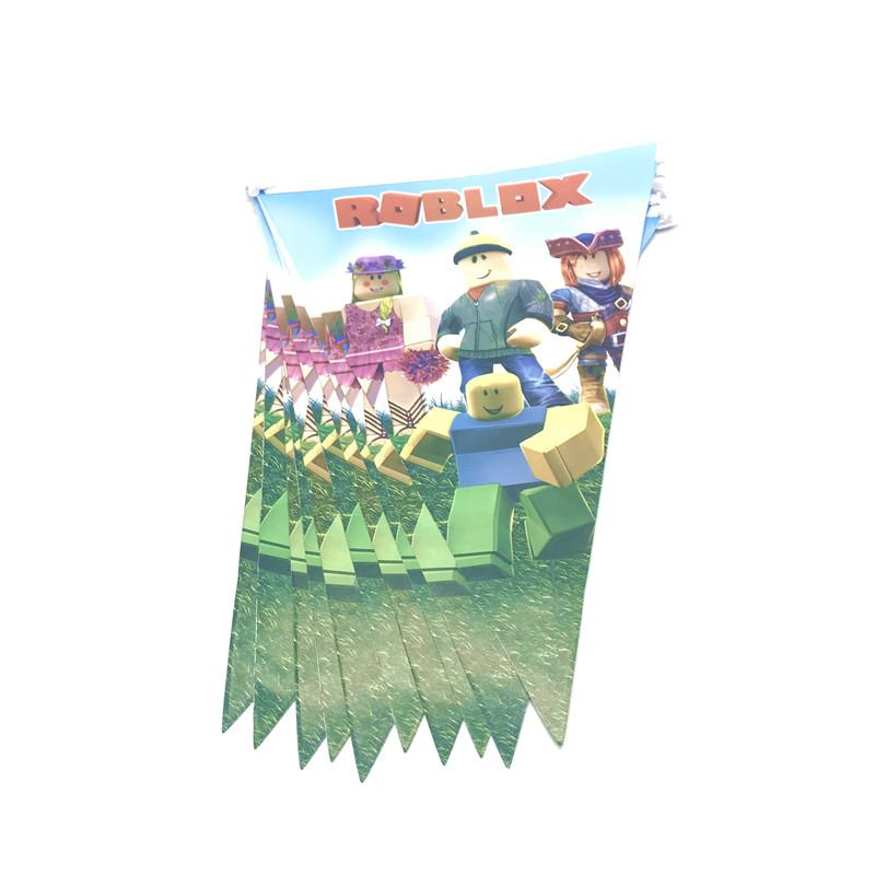 Hot Robot Roblox Dětská Narozeninová Párty Potřeby Sada Jednorázové Nádobí Roblox Papírové Talíře Kelímky Balónky Baby Shower Party Dekorace