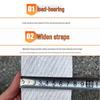 White FIBC Bulk Bag with 4 Lifting Loops