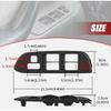 Left Driver Side Master Power Window Switch Trim Bezel for Toyota RAV4 2001-2005