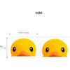 Duck Peeker Rear View Mirror/Windshield Decal,2 Pcs Cute Duck Car Mirror Sticker Vinyl Truck Window Sticker