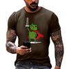 Men's  Neck Short-Sleeve T-Shirt With American Political Print