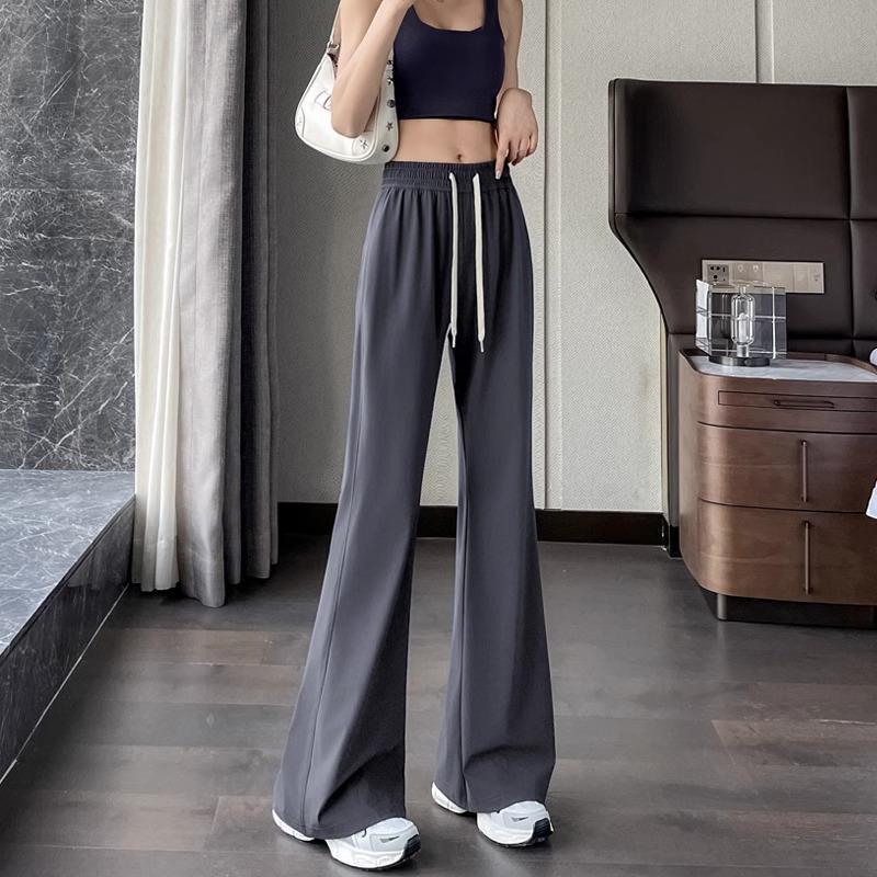 

Women s Micro Flare Ice Silk Yoga Sweats – Summer Quick-Dry Casual Trousers XXL