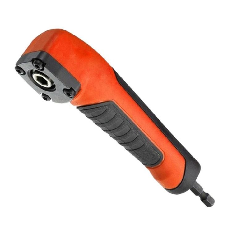 

90 Degree Angle Screwdriver Set Adapter Adjustable Bit Nozzle Angle Screw Driver Tool Magnetic Angle Driver оранжевый