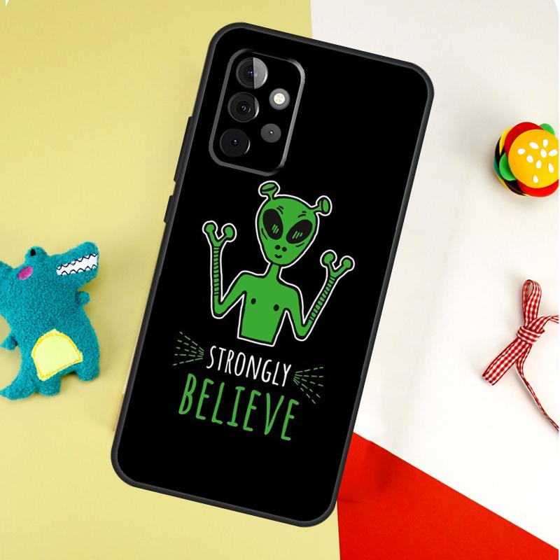 Alien Martian UFO For Samsung Galaxy A53 A33 A13 A54 A34 A14 A55 A35 A15 A05 A06 A16 A22 A32 A52 Phone Case