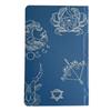 Midnight Blue Wellness Journal – 120 Pages – Silver Zodiac