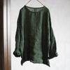 Johnature Women T-Shirts Vintage Spring Chinese Style Solid Color Long Sleeve O-Neck Loose Female T-Shirts