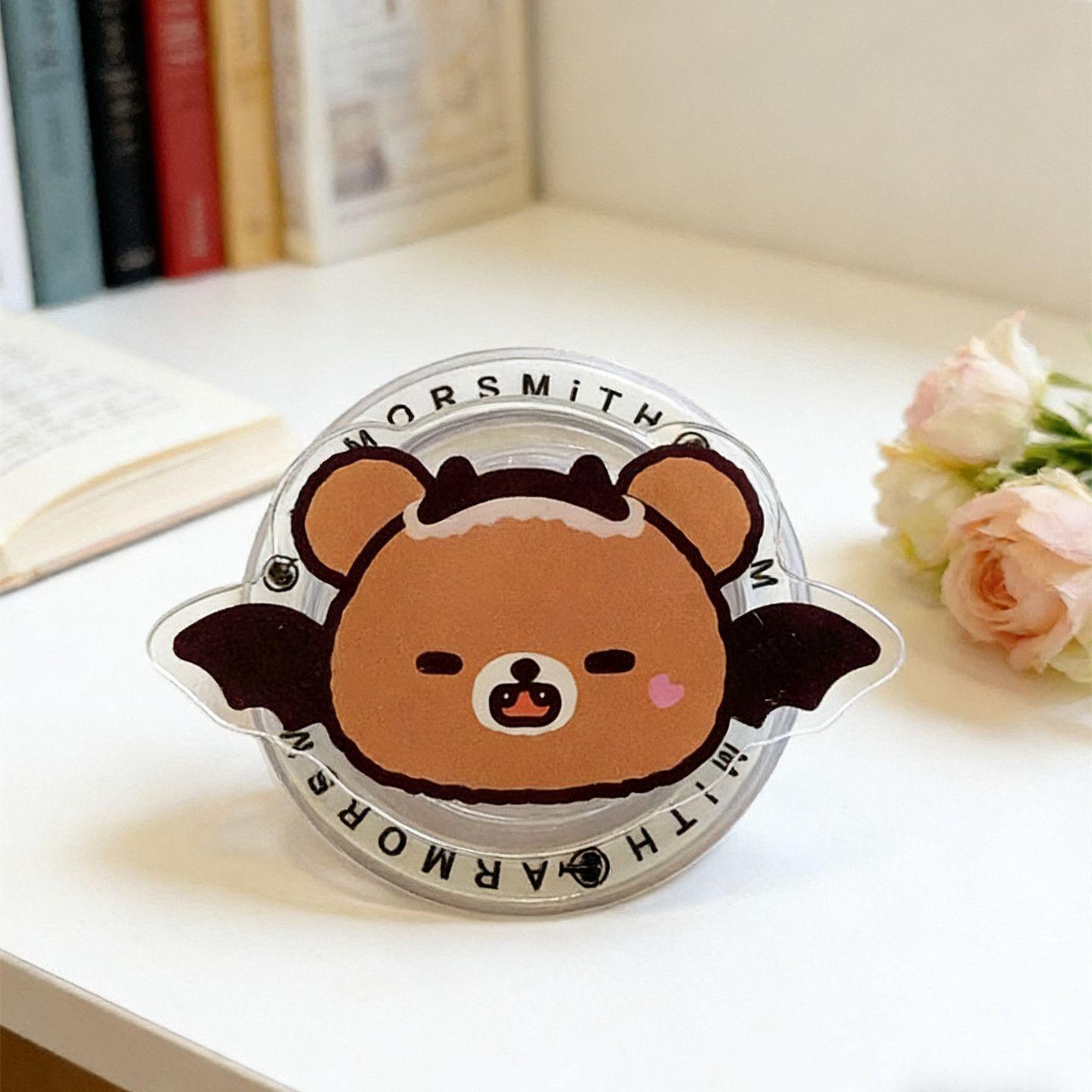 

Rilakkuma Angel & Devil Cartoon Phone Holder with Strong Magnetic Support for Magsafe