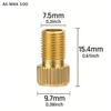 20pcs Bicycle Valve Pump Converter Adapter Presta To Schrader Convert Nozzle Inflation Adaptor F/V To A/V Bike Valve Adapter